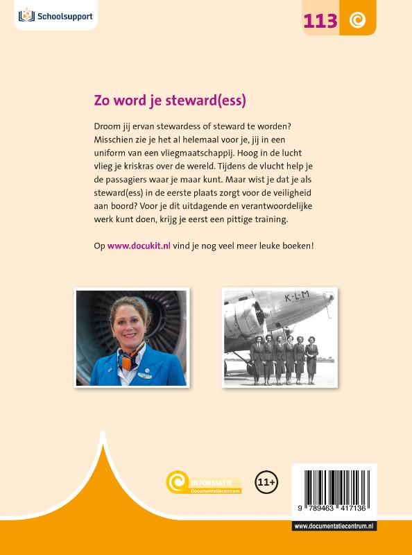 Zo word je steward(ess) / Informatie / 113 achterkant
