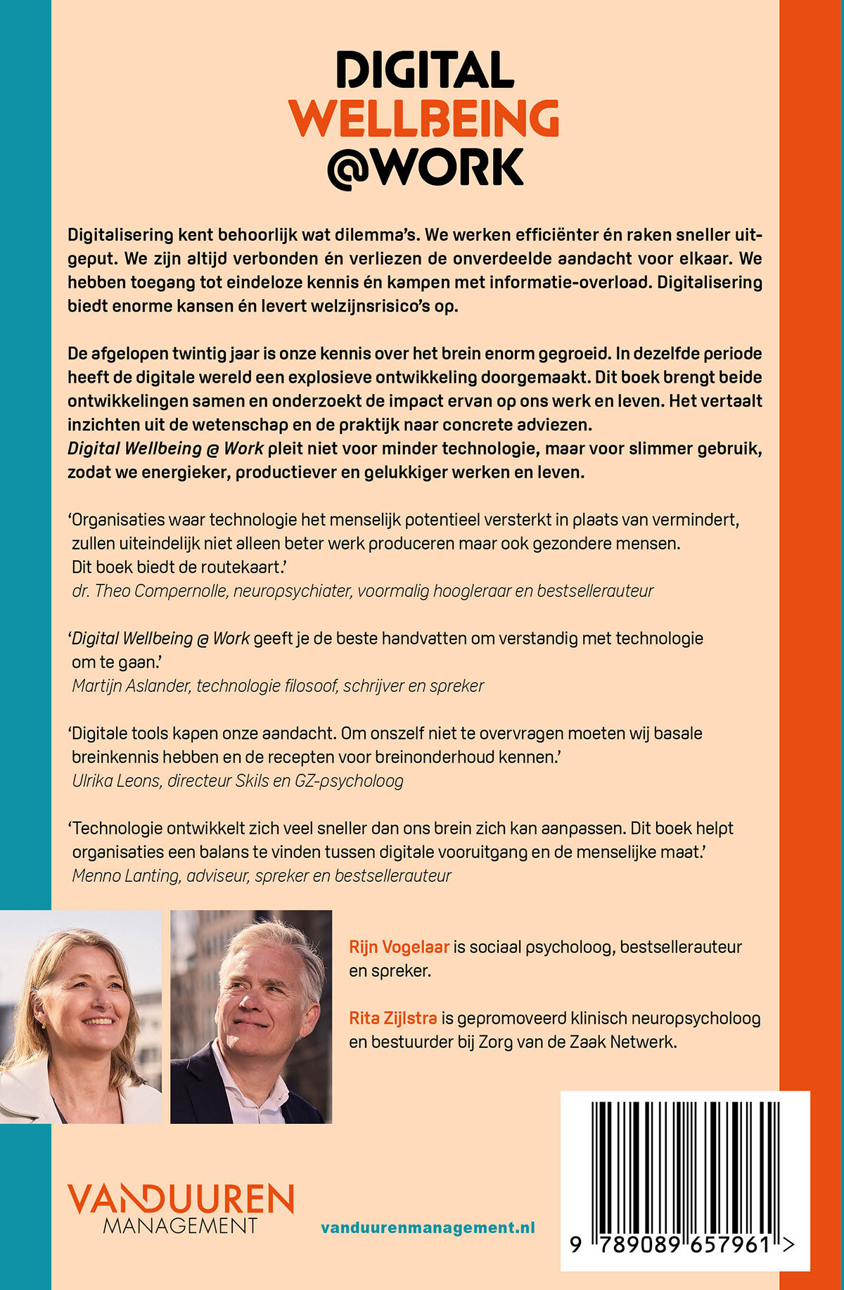 Digital wellbeing@work achterkant