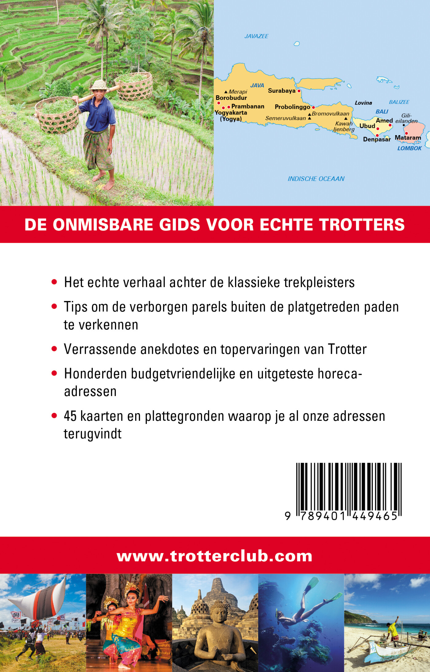 Trotter Bali/Lombok/Java / Trotter achterkant