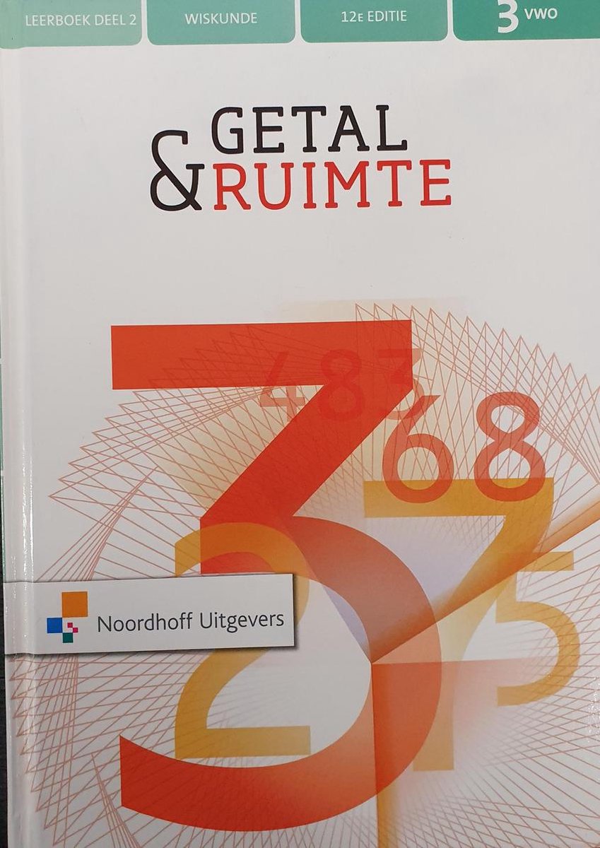 Getal & Ruimte 12e ed vwo 3 leerboek deel 2