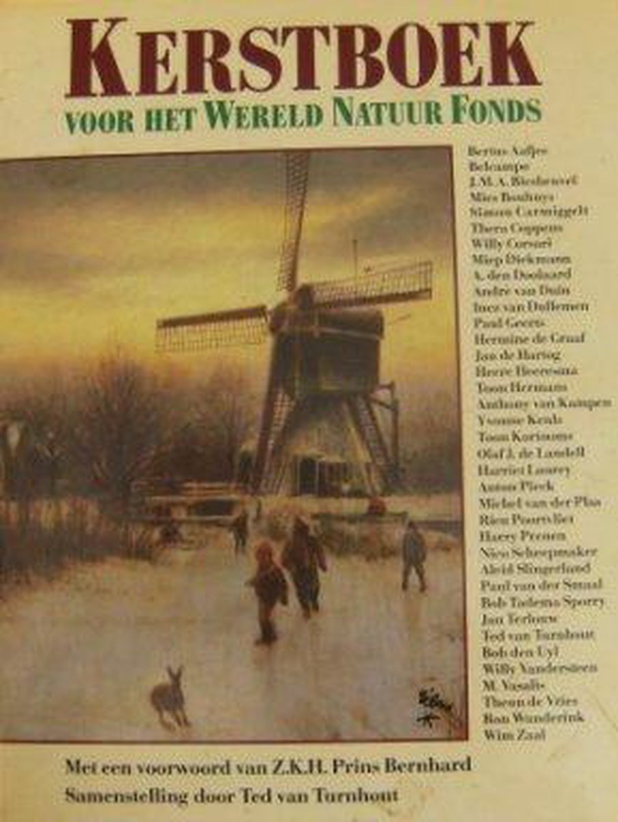 Kerstboek voor het wereld natuurfonds