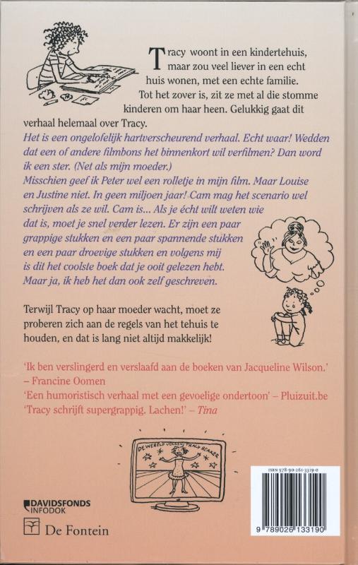 Het verhaal van Tracy Beaker achterkant