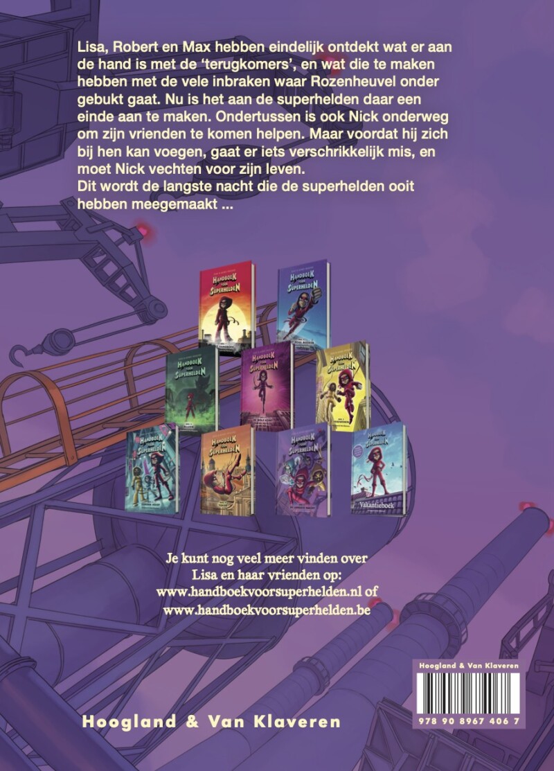 De langste nacht / Handboek voor Superhelden / 8 achterkant