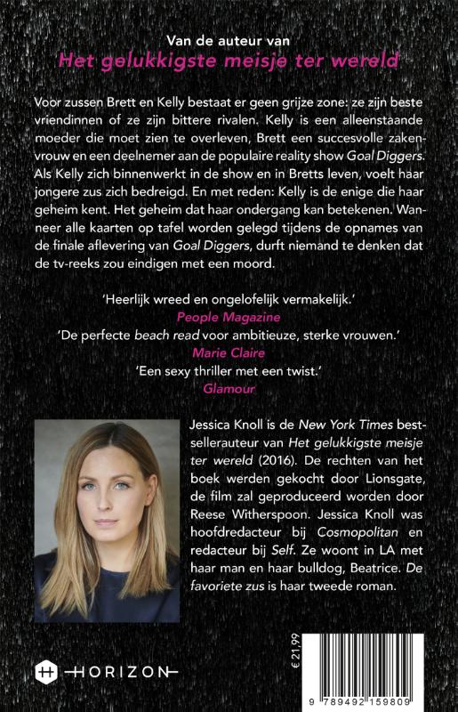 De favoriete zus achterkant