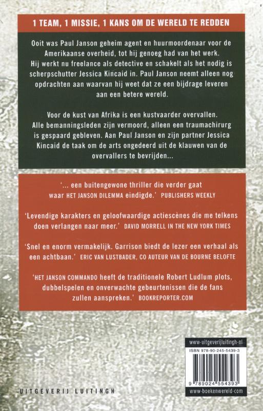 Het Janson commando / Paul Janson / 2 Het Janson commando / Paul Janson / 2 achterkant