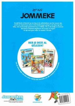 Va Kwak en Moe Boemel / Jommeke strip / 143 achterkant