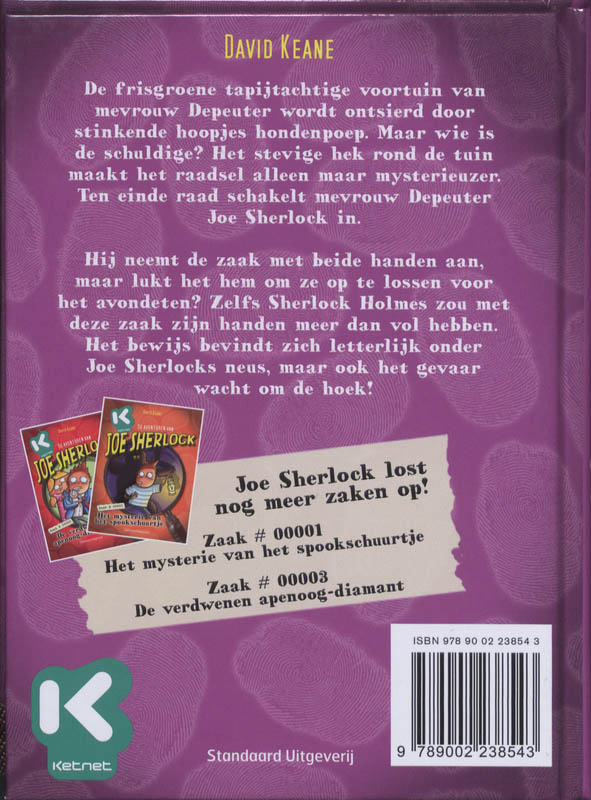 De avonturen van Joe Sherlock / De zaak van de ondraaglijke stank / Ketnet achterkant