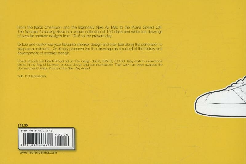 The Sneaker Colouring Book achterkant