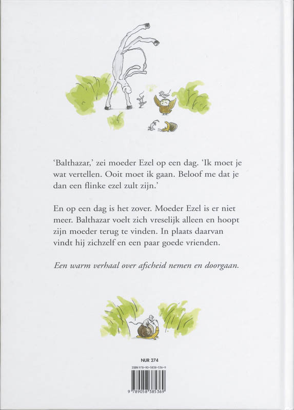 Balthasar, de eenzamste ezel ooit Balthasar, de eenzamste ezel ooit achterkant