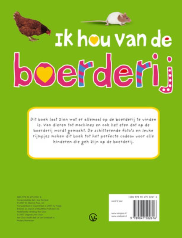 Ik Hou Van De Boerderij achterkant