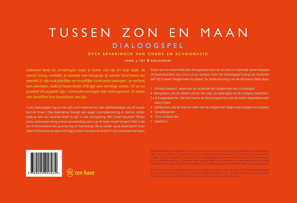 Tussen zon en maan achterkant