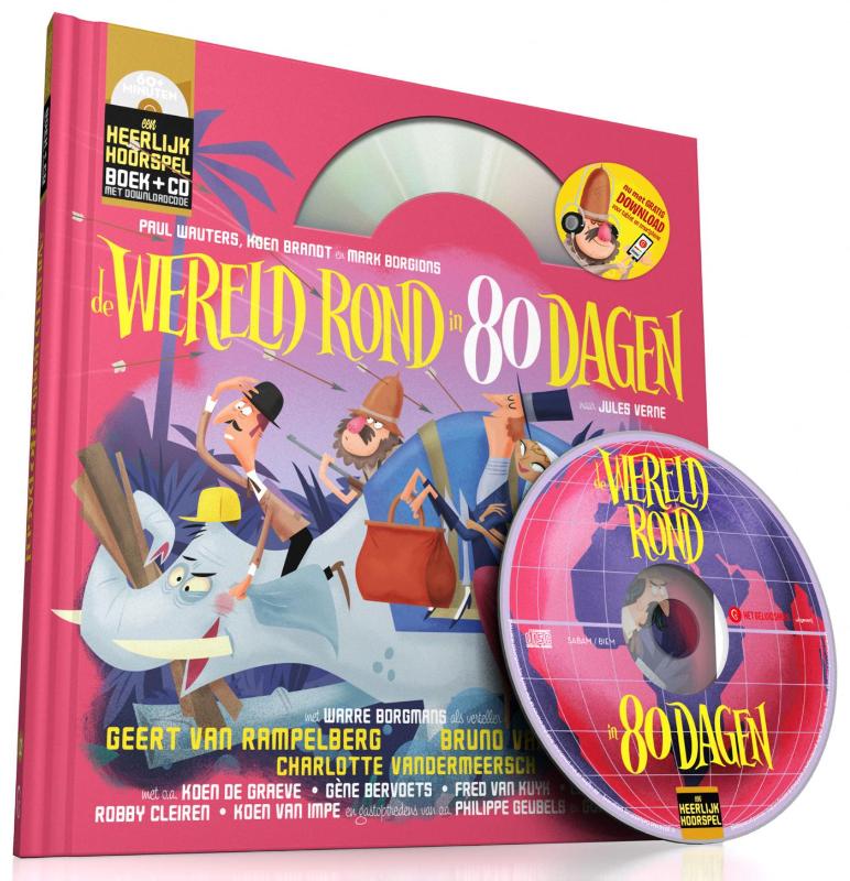 boekenbalie_9789079040469_cover De wereld rond in 80 dagen / Heerlijke Hoorspelen / 12