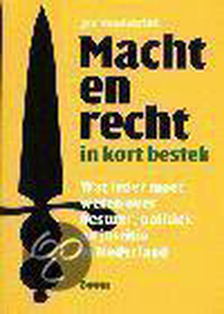 boekenbalie_9789053527573_cover Macht En Recht In Kort Bestek