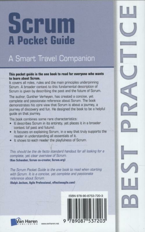 Scrum / A pocket guide / Best practice achterkant