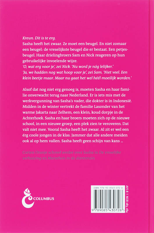 Zoenen met een beugel / AVI-boeken achterkant
