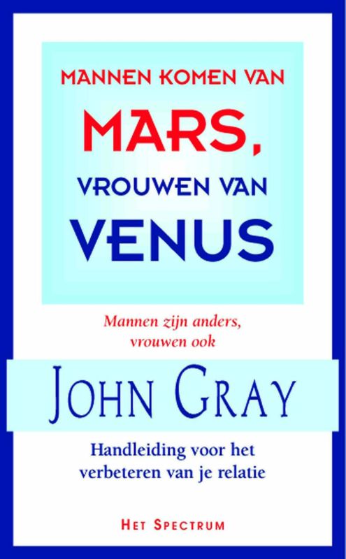 Mannen komen van Mars, vrouwen van Venus