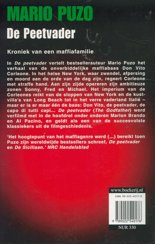 De peetvader achterkant
