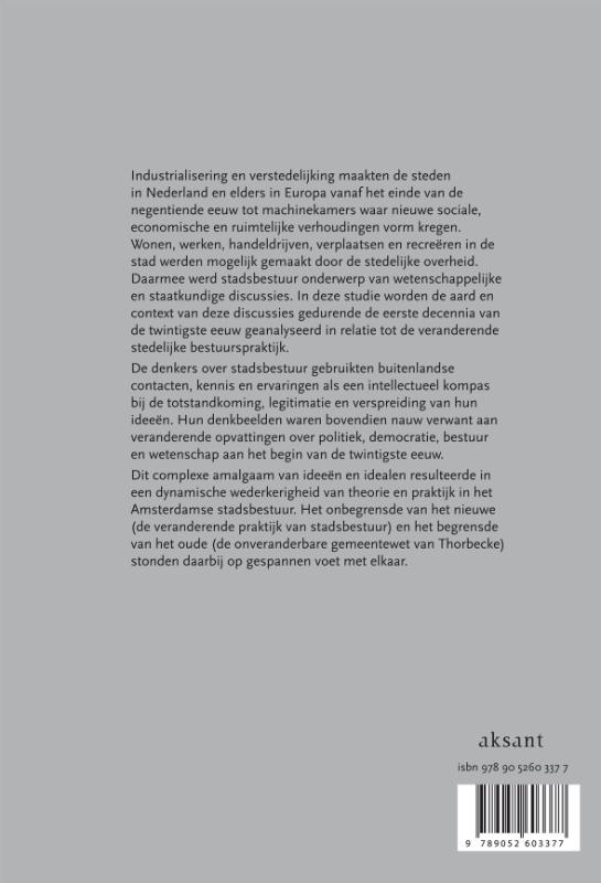 De machinerie van de stad achterkant