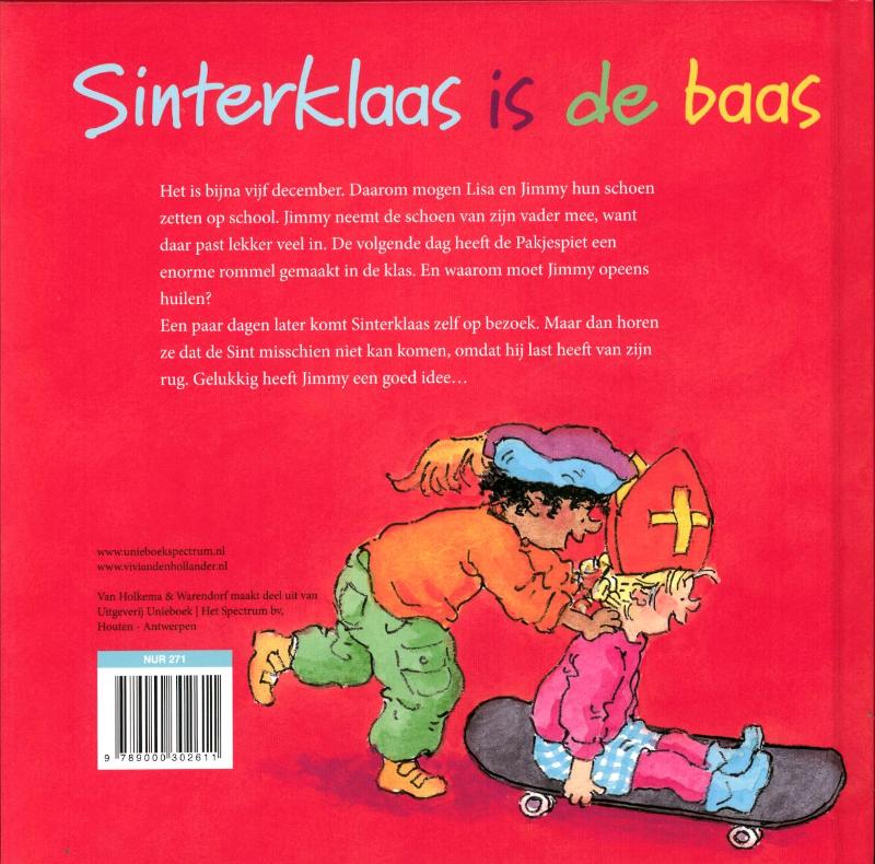 Lisa en Jimmy - Sinterklaas is de baas achterkant