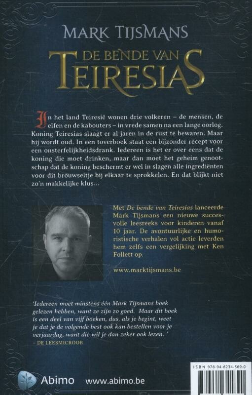 Van zilver zal de ketel zijn / De bende van Teiresias achterkant