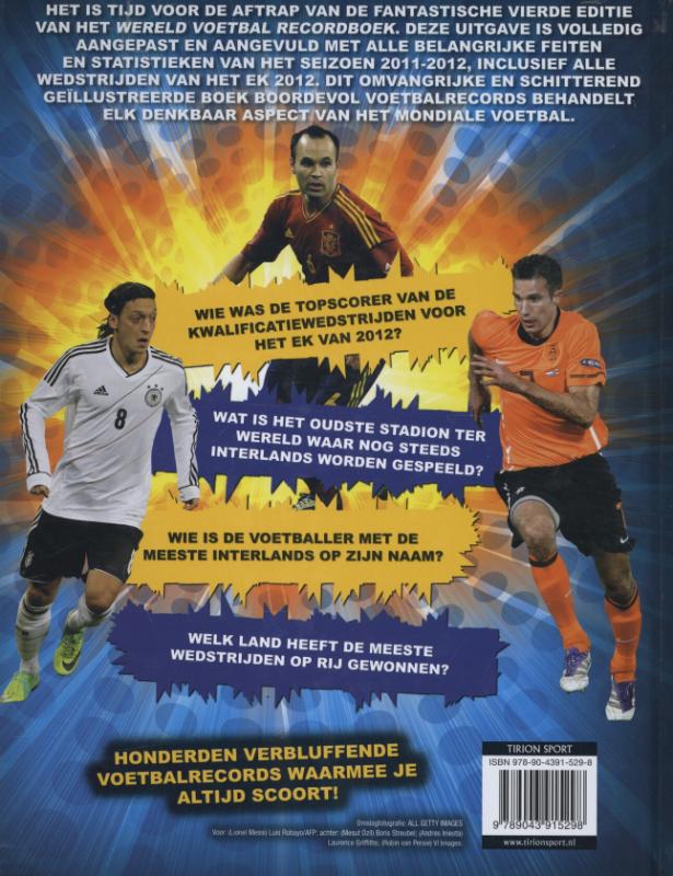 2013 wereldvoetbalrecordboek achterkant