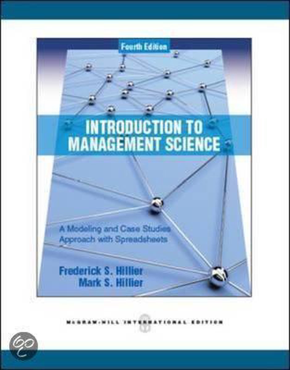 Introduction to Management Science