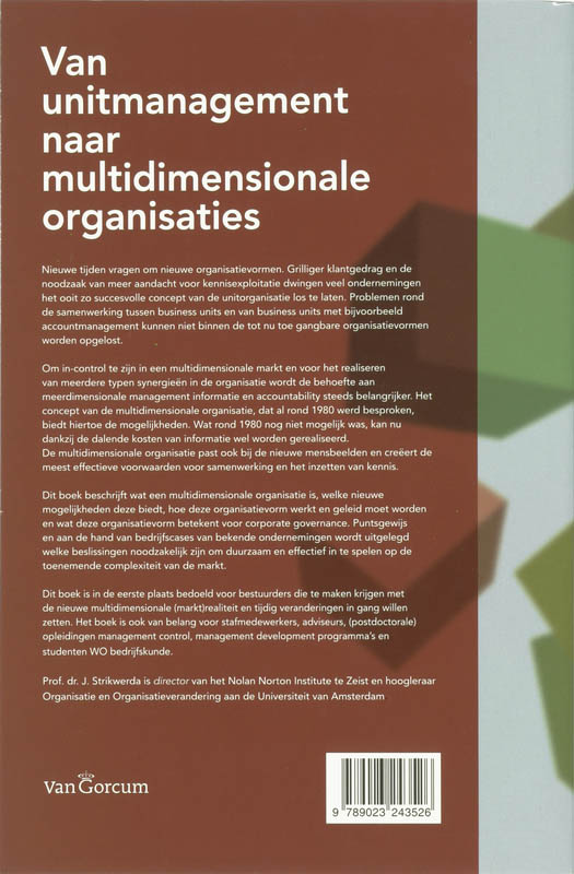 Van unitmanagement naar de multidimensionale organisatie achterkant