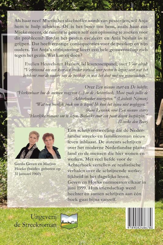 Voor altijd / Anja Koenders-trilogie / 3 achterkant