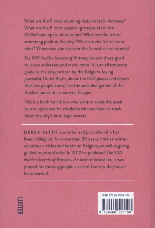 The 500 hidden secrets of Antwerp achterkant