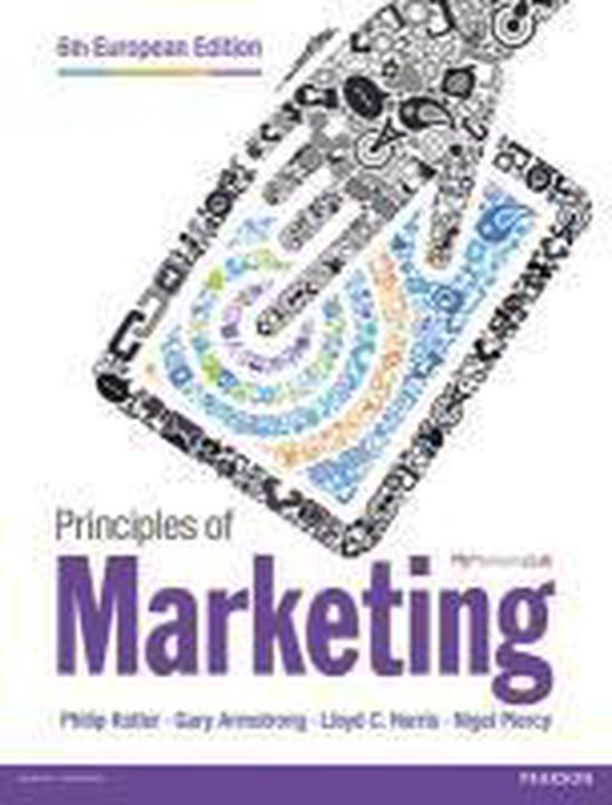 Principles of marketing