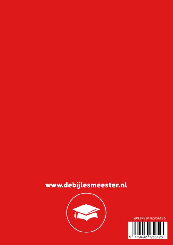 Redactiesommen / deel 1 groep 6 / Oefenboeken De Bijlesmeester achterkant