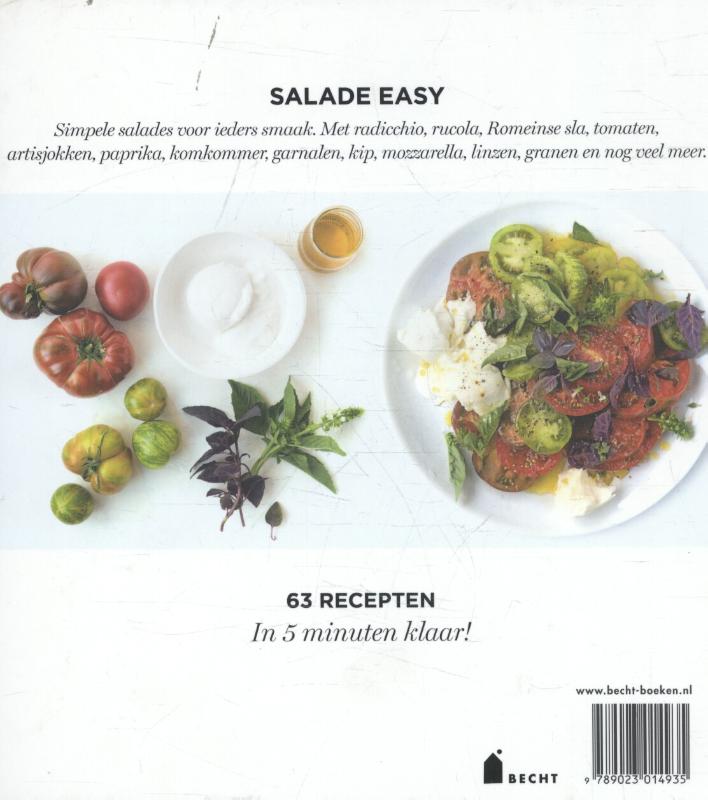 Salade easy achterkant