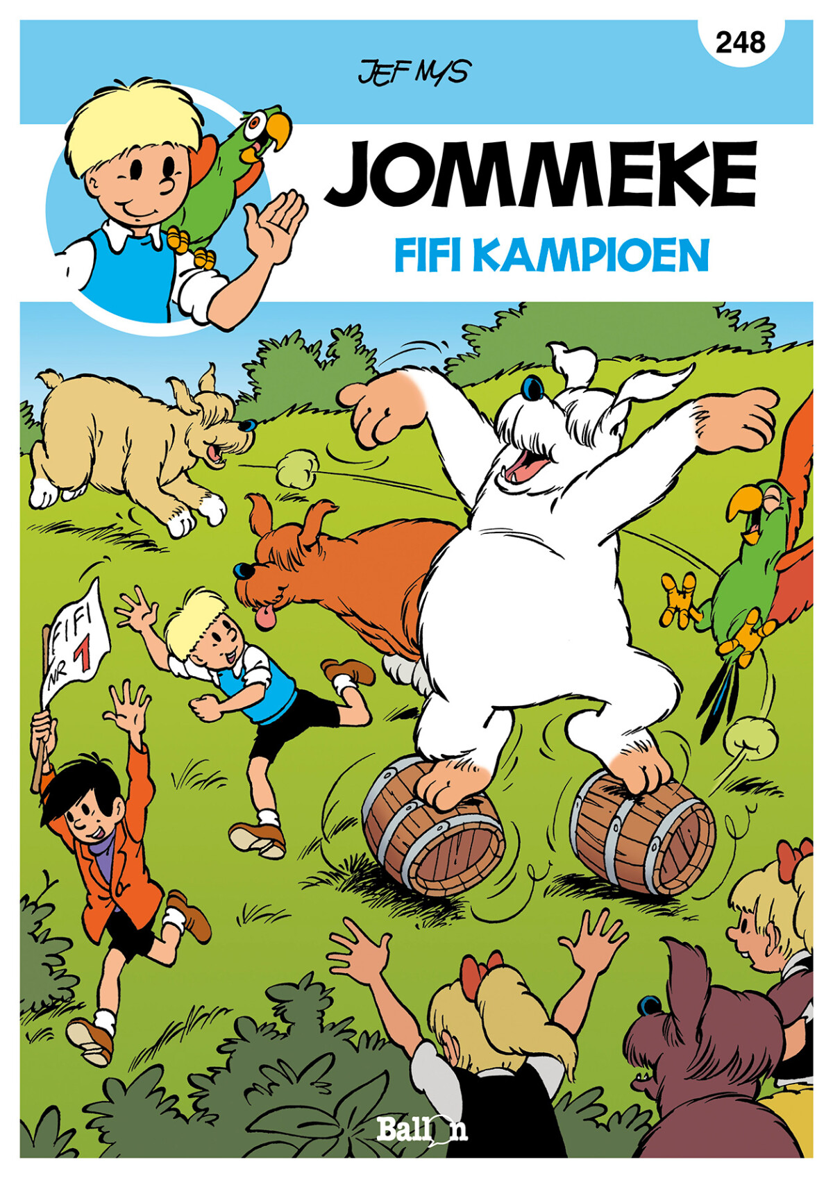 Fifi kampioen / Jommeke strip - nieuwe look / 248