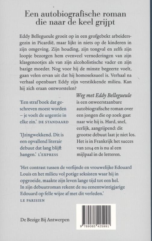 Weg met Eddy Bellegueule achterkant