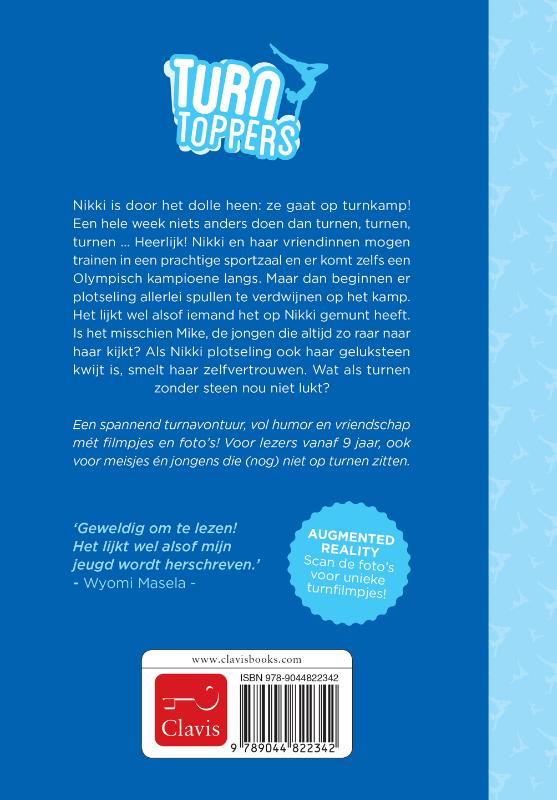 Nikki op turnkamp / Turntoppers / 1 Nikki op turnkamp / Turntoppers / 1 achterkant