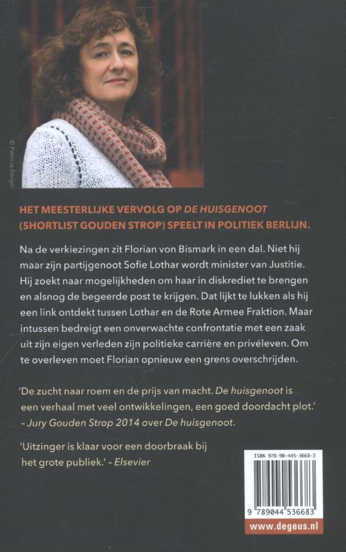 De partijgenoot / De Geus Spanning achterkant