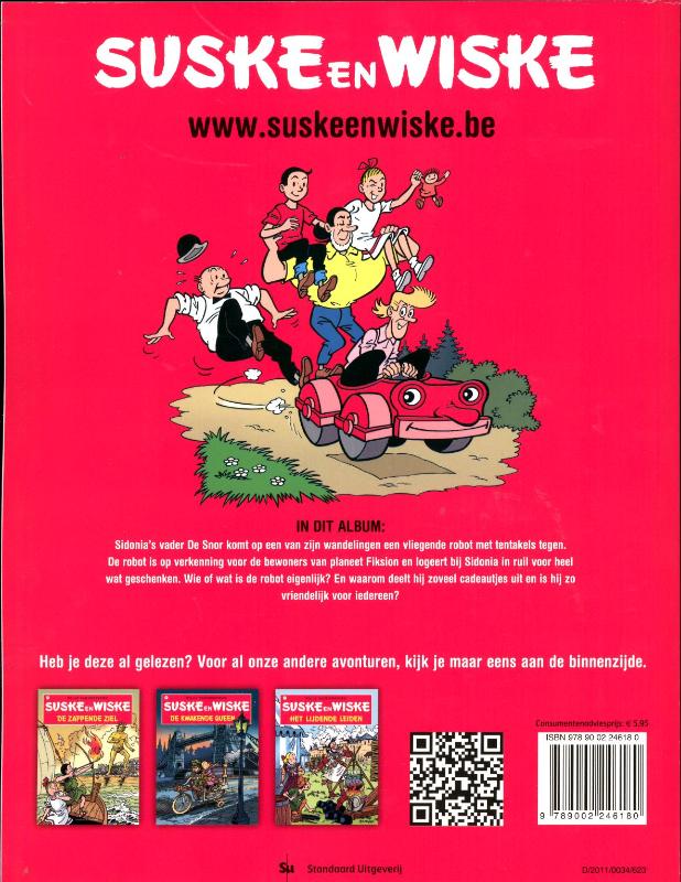 Suske en Wiske 093 - Suske en Wiske de snorrende snor achterkant