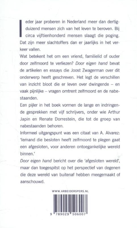 Door eigen hand Door eigen hand achterkant