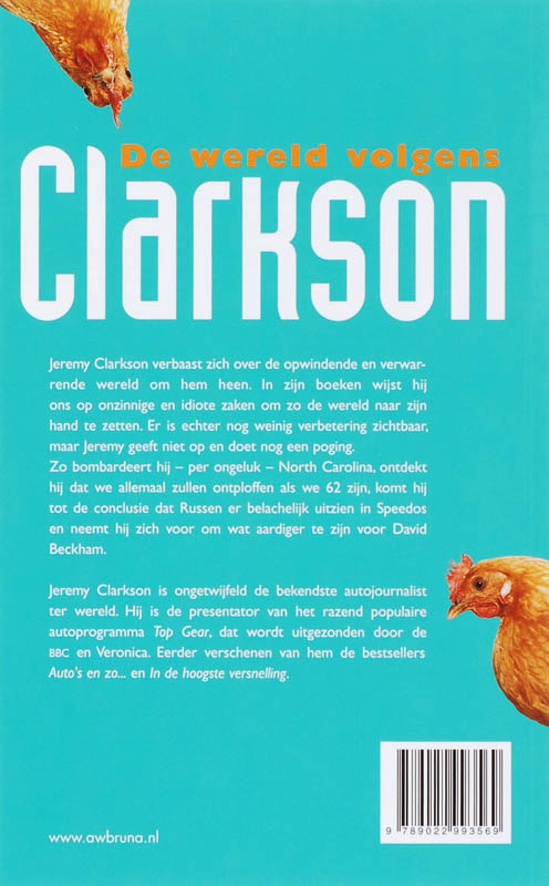 De Wereld Volgens Clarkson achterkant