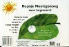 Het telboekje van Rupsje Nooitgenoeg / Rupsje Nooitgenoeg achterkant