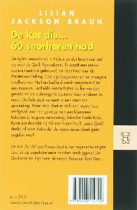 De kat die 60 snorharen had / Jim Qwilleran achterkant