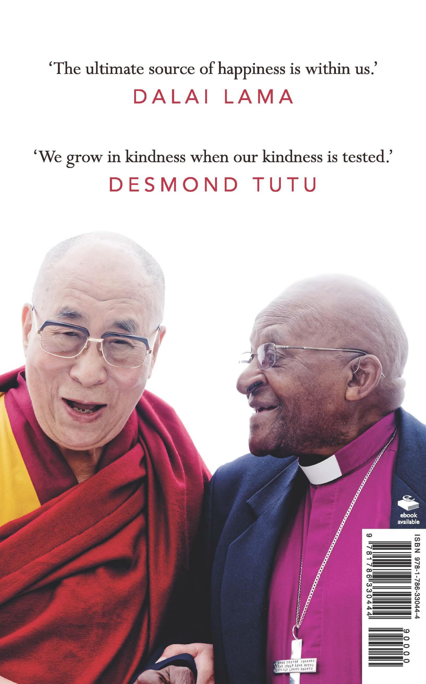 Dalai Lama & Desmond Tutu achterkant