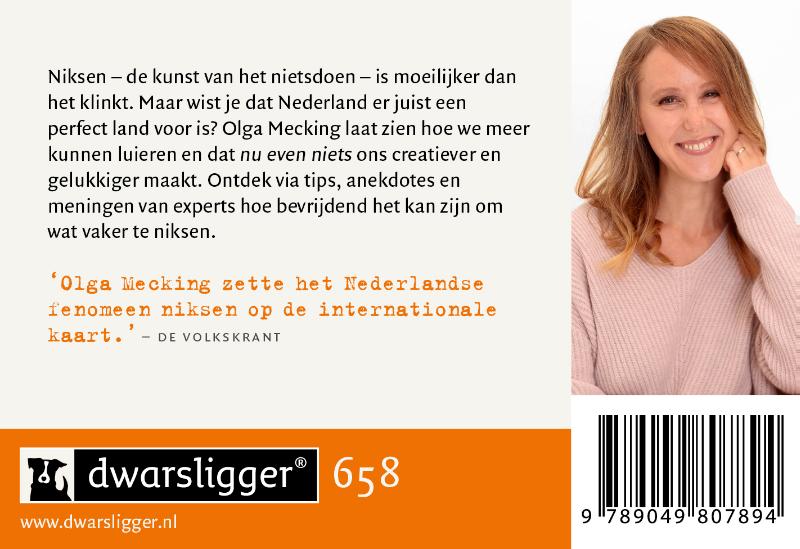 Niksen / Dwarsligger / 658 achterkant
