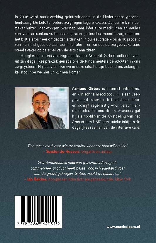 Zieke zorg achterkant