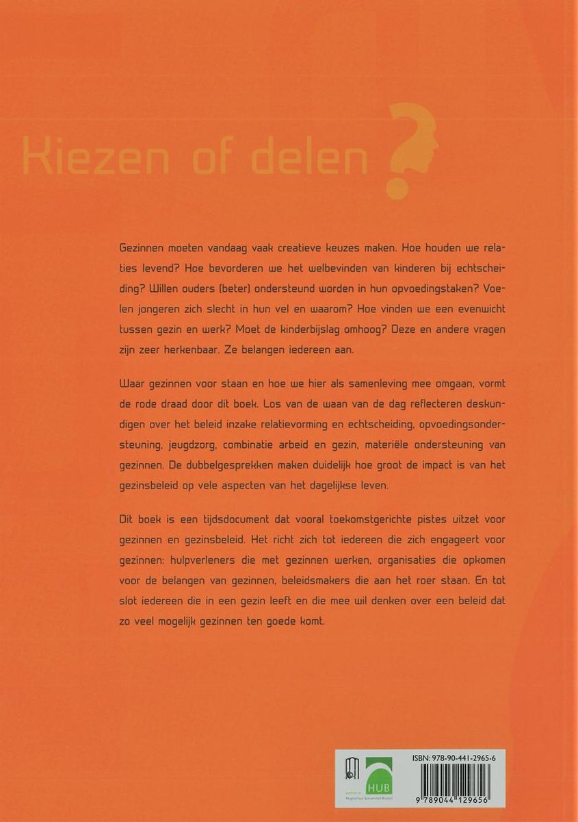 boekenbalie_9789044129656_cover Kiezen of delen. Pistes voor gezinsbeleid