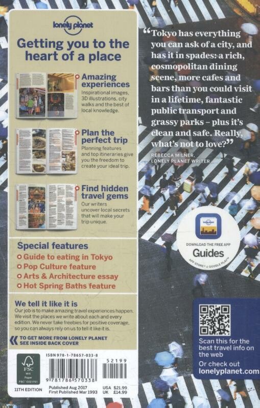 Tokyo / Lonely Planet achterkant