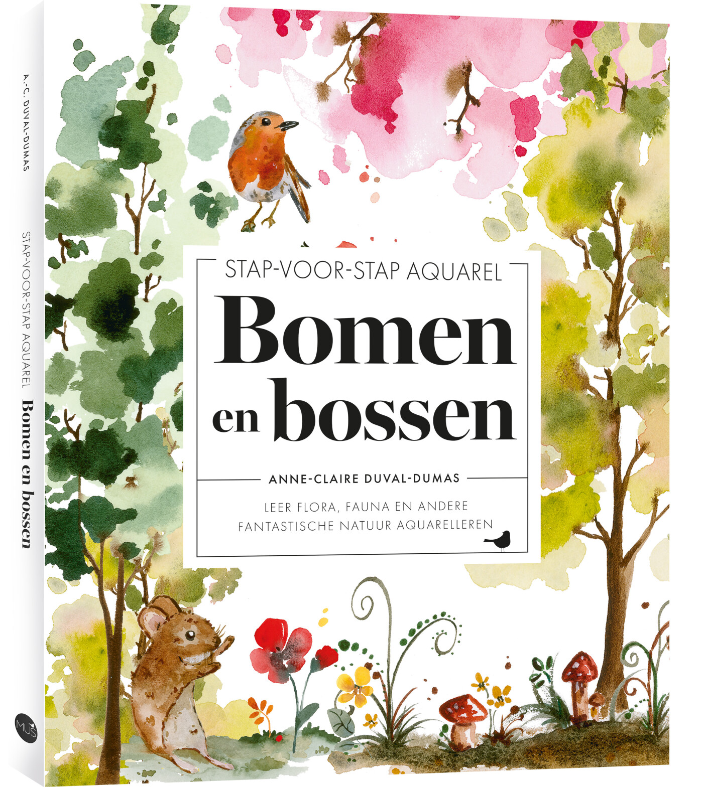 Bomen en bossen / Stap-voor-stap aquarel