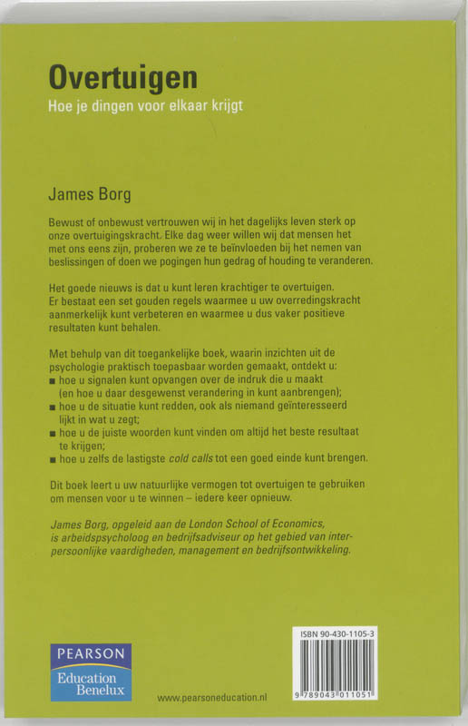 Overtuigen Overtuigen achterkant