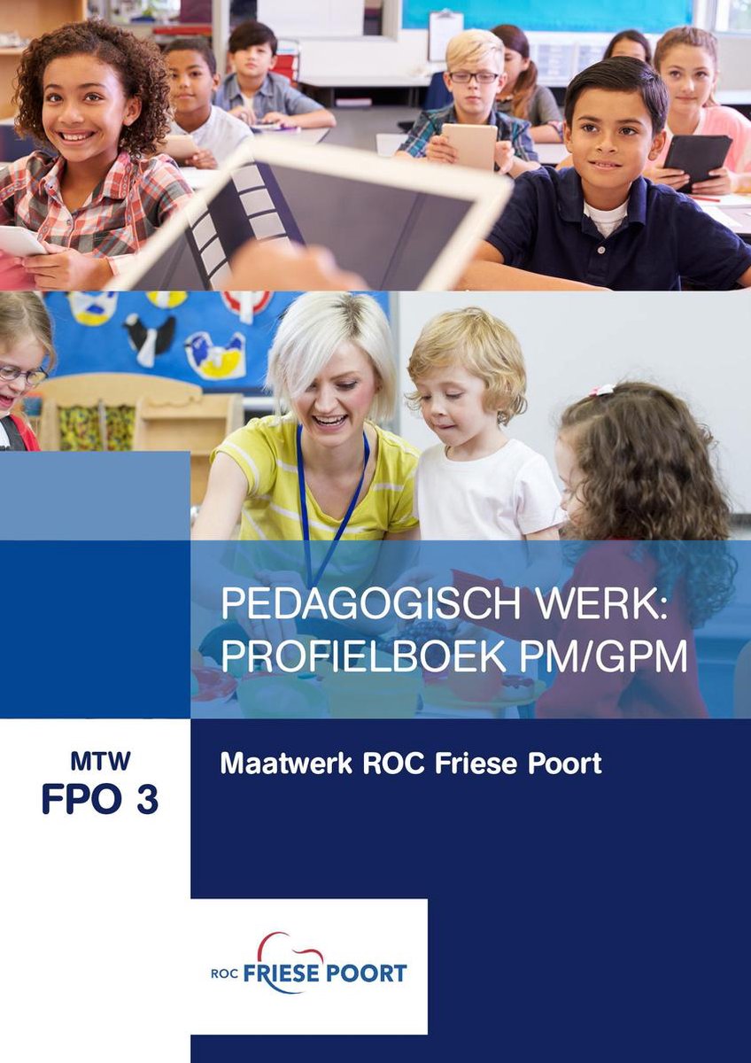 MTW FPO 3: Maatwerk ROC Friese Poort: Pedagogisch werk: Profielboek PM/GPM