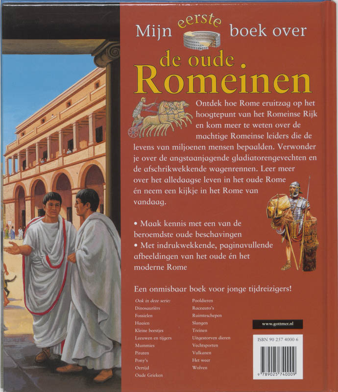 Mijn eerste boek over de oude Romeinen / Mijn eerste boek over... achterkant